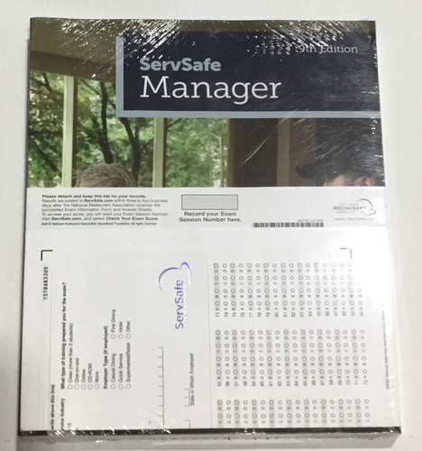 Servsafe manager book - book, &