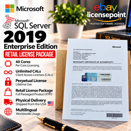 Microsoft sql server - server, 2019